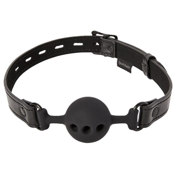 Sportsheets Saffron Breathable Ball Gag - Comfortable BDSM Accessory for Enhanced Play