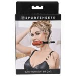Sportsheets Saffron Soft Bit Gag - Comfortable BDSM Accessory for Enhanced Play - Image 4