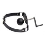 Killer Leather Mouth Gag - Premium BDSM Restraint for Ultimate Pleasure - Image 2