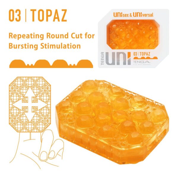 Tenga UNI Topaz Sleeve Masturbator - Ultimate Pleasure Experience for Men