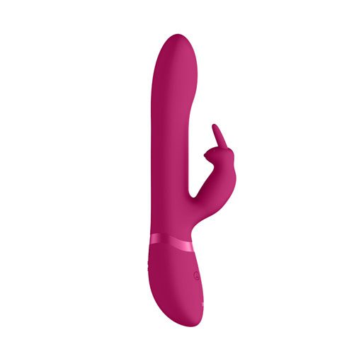 VIVE020PNKx Vive Amoris Pink Rabbit Vibrator with Stimulating Beads for Ultimate Pleasure - Image 1