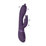 Vive Nilo Purple Pinpoint Rotating G Spot Rabbit - Ultimate Pleasure Toy for Intense Orgasms - Image 4