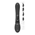 Vive Chou Double Action Interchangeable Rabbit Vibrator - Black Pleasure Toy - Image 2
