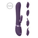Vive Etsu Interchangeable Rabbit Vibrator in Purple - Ultimate Pleasure & Versatility