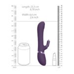 Vive Etsu Interchangeable Rabbit Vibrator in Purple - Ultimate Pleasure & Versatility - Image 3