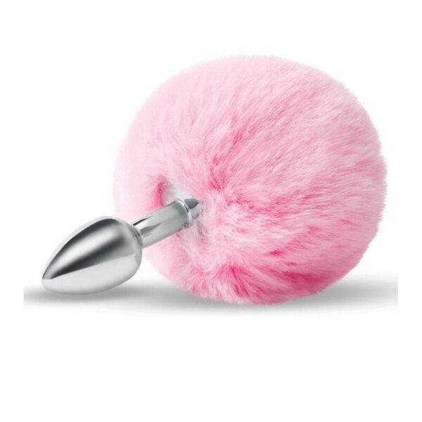 Furry Tales Pink Bunny Tail Butt Plug - Playful & Whimsical Adult Toy