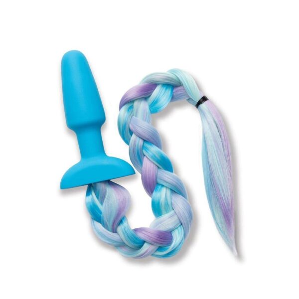 Furry Tales Silicone Unicorn Tail Butt Plug - Enchanting Pleasure for Fantasy Lovers