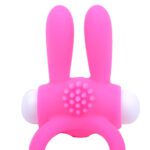Pink Rabbit Ears Cock Ring - Ultimate Pleasure Enhancer for Couples - Image 4