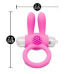 Pink Rabbit Ears Cock Ring - Ultimate Pleasure Enhancer for Couples - Image 5