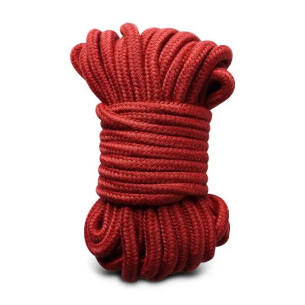 10 Metres Red Cotton Bondage Rope - Soft, Durable & Perfect for Restraint Play
