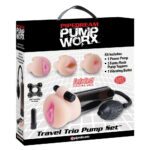 Pump Worx Travel Trio Set: Ultimate Portable Masturbator for On-the-Go Pleasure - Image 4