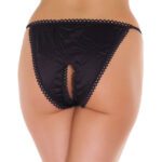 Seductive Black Crotchless Tanga - Ultimate Lingerie for Bold Confidence - Image 3