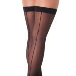 Elegant Black Seamed Stockings for a Sexy Look - Perfect for Any Occasion