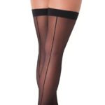 Elegant Black Seamed Stockings for a Sexy Look - Perfect for Any Occasion - Image 2