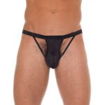 Men's Black Cut Out G-String - Stylish & Comfortable Underwear