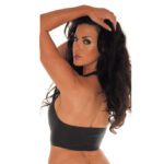Chic Leather Halterneck Top for Effortless Style and Elegance - Image 3