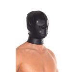 Premium Leather Full Face Mask with Detachable Blinkers for Ultimate Comfort and Style - Image 2