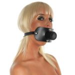 Premium Leather Gag with Urine Tube for Ultimate BDSM Experience