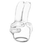 Power Head Double Finger Wand Attachment for Ultimate Pleasure and Versatility