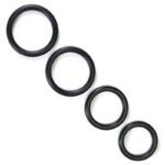 Premium Large Rubber Cock Ring for Enhanced Pleasure and Performance - Image 2