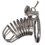 Premium Chrome Chastity Cock Cage for Ultimate Control and Comfort