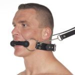 Premium Leather Horse Bit Gag with Reins - Durable Equestrian Gear for Optimal Control