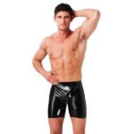 Stylish Latex Men's Bermuda Shorts for Ultimate Comfort and Trendy Fashion - Image 2