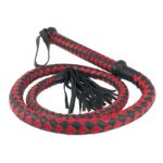 Premium Long Arabian Whip in Red and Black - Perfect for Equestrian Enthusiasts - Image 2