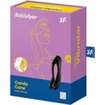 Satisfyer Candy Cane Finger Vibrator in Black - Ultimate Pleasure for Intimate Moments - Image 4