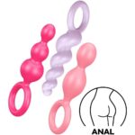 Explore Pleasure: Satisfyer Booty Call Set of 3 Multicolour Anal Plugs - Image 3