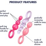 Explore Pleasure: Satisfyer Booty Call Set of 3 Multicolour Anal Plugs - Image 4