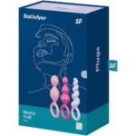 Explore Pleasure: Satisfyer Booty Call Set of 3 Multicolour Anal Plugs - Image 5