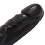 Jr Veined Double Header 12 Inch Bender Dong - Black Dual Action Pleasure Toy - Image 2