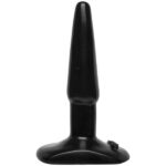 Classic Small Black Butt Plug - Smooth Silicone Pleasure for Beginners