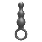 ToyJoy Buttocks The Stuffer: 3-Ball Metallic Silicone Plug for Ultimate Pleasure - Image 2