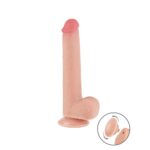 Lovetoy 9-Inch Sliding Easy Bend Skin Dildo - Realistic Pleasure for Ultimate Satisfaction