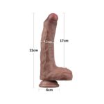 Lovetoy 8.5-Inch Dual Layered Silicone Dildo - Ultimate Pleasure Toy - Image 4