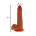ToyJoy Get Real Silicone Sliding Foreskin Dildo - Realistic Pleasure for Ultimate Satisfaction - Image 4