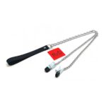 Adjustable Nipple Clamps with 40cm Lead - Perfect for Sensual Play - Image 2