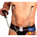 Adjustable Nipple Clamps with 40cm Lead - Perfect for Sensual Play - Image 3
