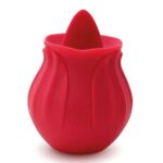 Skins Rose Buddies The Rose Flix Clitoral Massager - Red Pleasure Toy for Ultimate Sensation