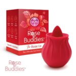 Skins Rose Buddies The Rose Flix Clitoral Massager - Red Pleasure Toy for Ultimate Sensation - Image 2
