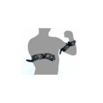 Red Leather Arm to Forearm Shackles - Stylish and Durable Restraints - Image 3