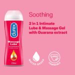 Durex Massage Lube Guarana 200ml - Stimulating Sensation for Intimate Moments - Image 2