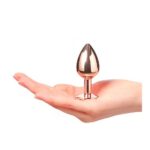 Shop Dorcel Diamond Rose Gold Small Butt Plug - Luxurious Pleasure for Intimate Moments - Image 3