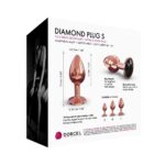 Shop Dorcel Diamond Rose Gold Small Butt Plug - Luxurious Pleasure for Intimate Moments - Image 4