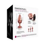 Luxury Dorcel Diamond Rose Gold Large Butt Plug for Ultimate Pleasure - Image 4