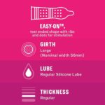 Durex Pleasure Me Ribbed & Dotted Condoms - 6 Pack for Enhanced Sensation - Image 4