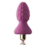 Rocks Off 7 Speed Ass-Berries Raspberry Butt Plug - Ultimate Pleasure for Adventurous Play - Image 2
