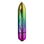 Rocks Off 80mm Rainbow Bullet Vibrator - Powerful, Colorful Pleasure for Ultimate Satisfaction - Image 2